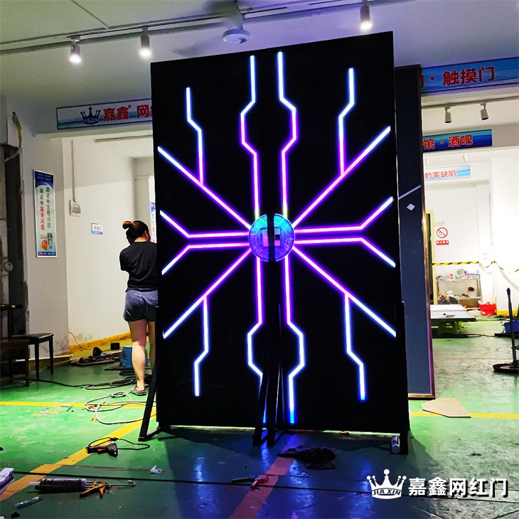 触摸发光门 手掌门 定制厂家