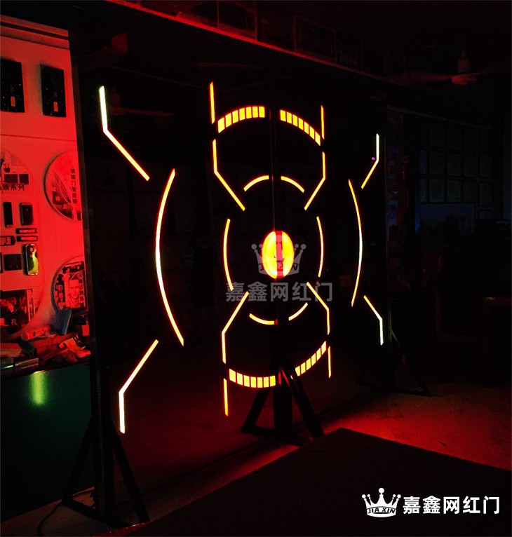博物馆 酷炫门 触摸电竞造型门